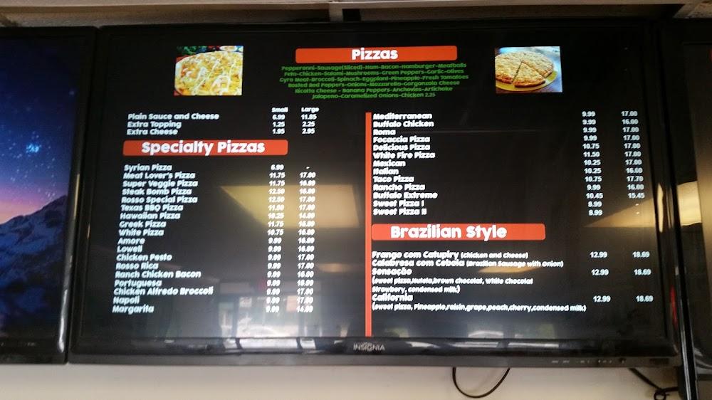 Rosso's Italian Style Pizza Menu image 3